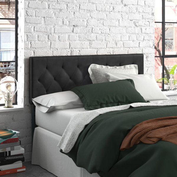 Steelside™ Mattson Adjustable Faux Leather Headboard & Reviews Wayfair